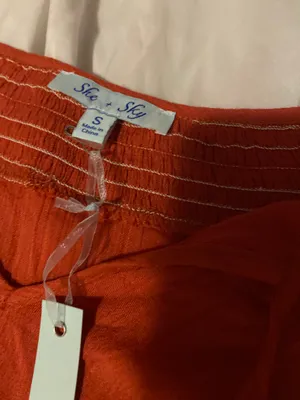 She & Sky BNWT rust quarter sleeve dress thumbnail 6