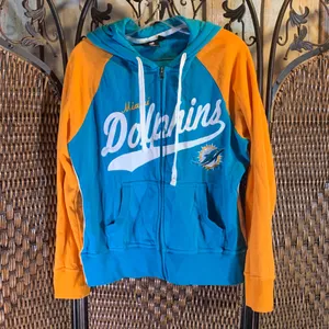 🚫SOLD🚫NFL Women’s Miami Dolphins Hoodie Size XL thumbnail 2