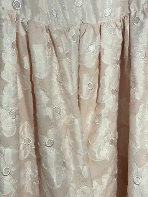 Anthropologie For Love & Lemons Pale Pink Florence Drop Waist Floral Midi Dress thumbnail 16