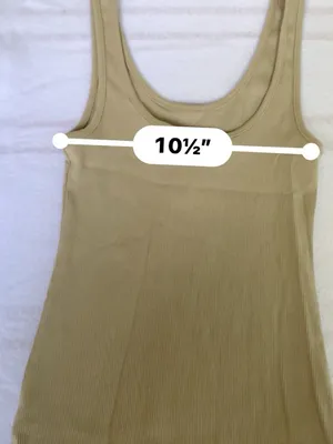 HM Beige Scoop Neck Ribbed Knit Maxi Dress XS Women Sleeveless Tank Bodycon thumbnail 9