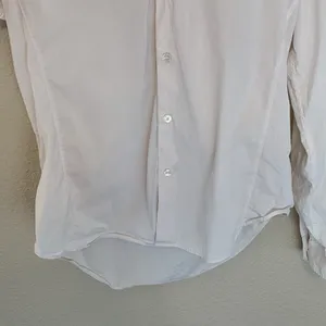 Zara Must have shirt super slim fit sz M business casual preppy button down 90s thumbnail 5