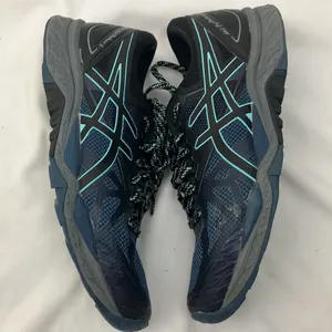 ASICS Gel-Fuji Trabuco 6 Black and Blue Running Shoes woman’s size 7 1/2 thumbnail 11