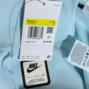 Nike Tech Fleece Pleated Shorts Glacier Blue Small NWT thumbnail 7