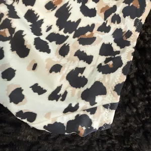 Aerie One Piece Swimsuit M Animal Print Wrap Bow Front Full Coverage thumbnail 10
