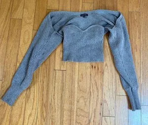 Isabelle’s Cabinet sweater shrug and tube top thumbnail 1