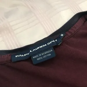 100% burgundy Ralph Lauren sport top‎ thumbnail 4