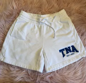 TNA Aritzia Fleece Cozy Shorts thumbnail 1