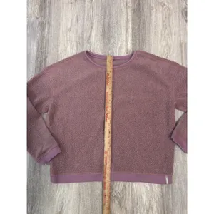 Patagonia Women's Shearling Crew Size Small‎ Crewneck Dusty Rose Sweatshirt thumbnail 5