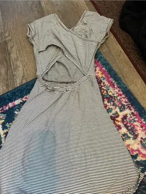 Brandy Melville black and white skater dress thumbnail 8