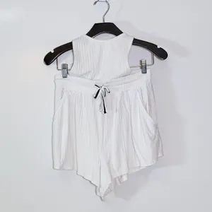 Free People x FP Movement Blissed Out Sleeveless One Piece Mini Romper White S thumbnail 1