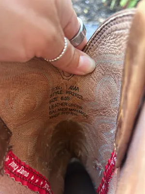 Tony Lama Brown Leather Cowboy Boots thumbnail 3