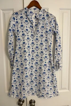 Livro Blockprint Tunic Size XS STAIN White thumbnail 1