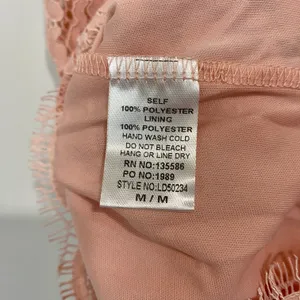 Main Strip Women’s Sleeveless Open Back Lace Mini Dress Pink NWOT thumbnail 6