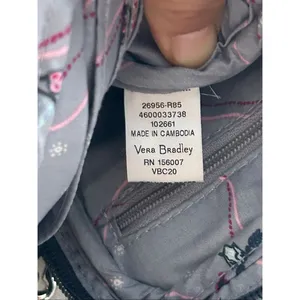 Vera Bradley RFID Small Convertible Crossbody Quilted Floral Bag NWT thumbnail 12