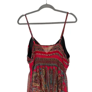 She’s Cool Maxi Y2K Sundress Pink‎ Paisley Size XL Babydoll Beachy Resort Boho thumbnail 5