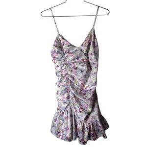 Majorelle Melville Mini Dress in Watercolor Multi XS thumbnail 2