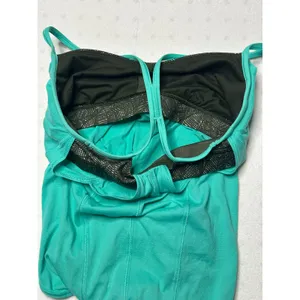 Lululemon Power Y Tank Teal Built-In Bra Strappy Athletic Top thumbnail 8