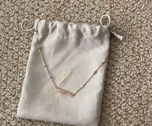 NEW Kendra Scott Kim Pendant Necklace Caterpillar Gold Layering Necklace NWOT thumbnail 7