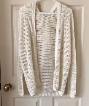 Delia's Cream knit cardigan thumbnail 1