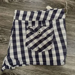 Patagonia Plaid Shorts With Tie up Side thumbnail 6