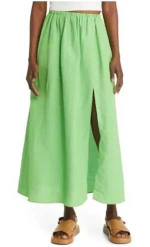 Stockholm‎ Atelier X Other Stories Women Green A-Line Midi Skirt Size 4 thumbnail 1