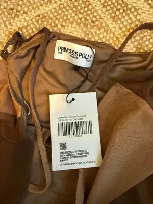 Princess Polly Mini Dress Brown thumbnail 3