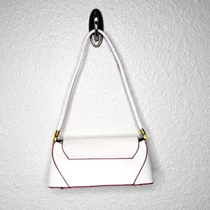 UNBRANDED WHITE STRUCTURED SMALL SHOULDER BAG thumbnail 2