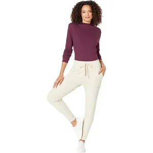 NWT Michael Stars Womens Size XL Dark Purple Nichole Mock Neck Ribbed Top NEW thumbnail 4