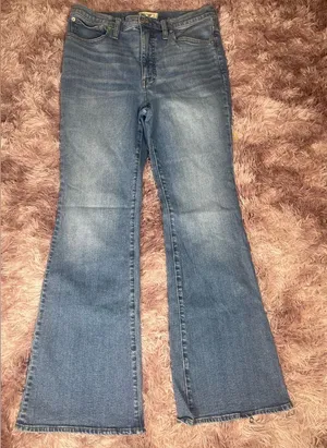 Madewell Skinny Flare Jeans in Fairson Wash Size 30 thumbnail 1