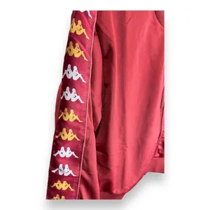 Kappa Banda Ponce Women's Large‎ Red Long Sleeve Cropped Track Jacket NWT thumbnail 3