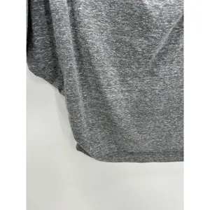 Free People‎ Charcoal Gray Sequoia Top Off Shoulder Loose Fit Shirt Women Small thumbnail 5