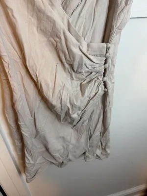 Intimately Free People Dylan Beige Cinched Mini Dress thumbnail 6