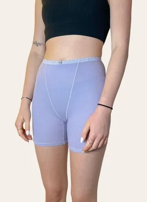 Skims Pointelle Hot Shorts in‎ Lavender Size Large thumbnail 1