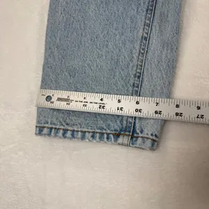 Revice Denim Ex-Boyfriend Light Wash High Rise Straight Leg‎ Jeans Blue Size 23 thumbnail 8