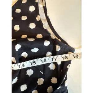 American Living Polka Dot Sleeveless FIt and Flare Midi Dress Scoop Neck Large thumbnail 7