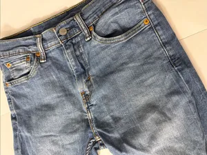 Levi's Straight Leg Jeans in Light-Medium Blue thumbnail 4