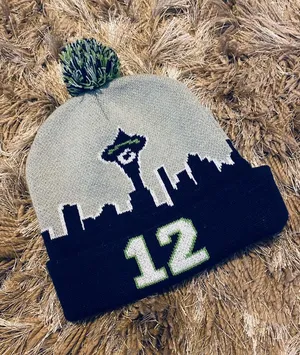 Seattle Seahawks Beanie Multiple thumbnail 1