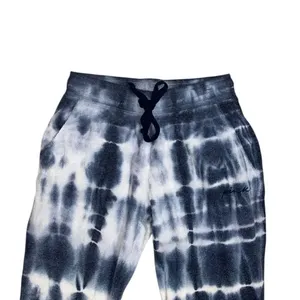 Pink Victoria Secret Tye Dye Blue and White Jogger Sweatpants (Size Small) thumbnail 4