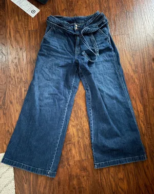 Silver Jeans Highly High-rise belted wide leg thumbnail 1