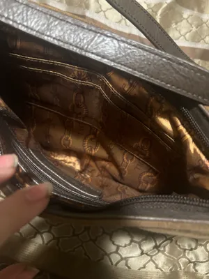 & Other Stories Brown suede purse thumbnail 5