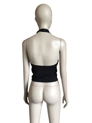 Abercrombie & Fitch Black Halter Neck Tank Top thumbnail 4