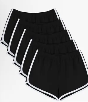 Black shorts Casual Athletic White Trim pack of 5 xl thumbnail 1