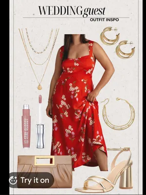 Betsey Johnson boho Red Floral Summer Party Picnic Pretty Feminine Dress 12 thumbnail 8
