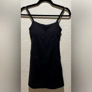 Lululemon NWT Align Cami Strap Black Dress Shorts Underneath Size 0 thumbnail 8