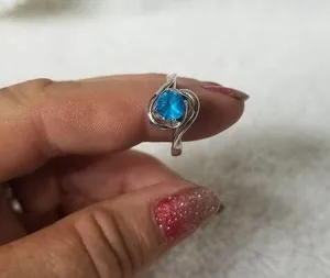 Fashion ring Blue Size 6 thumbnail 1