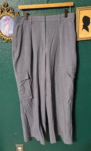 Abercrombie and Fitch Gray Cargo Trousers Size 10 thumbnail 1