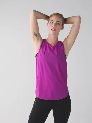 Lululemon Sculpt Tank Ultra violet yoga Pilates gym activewear training running thumbnail 3