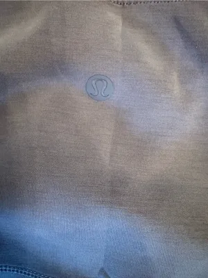NWOT Lululemon Softstreme Gathered Cropped T-Shirt Oasis Blue Size 6 thumbnail 6