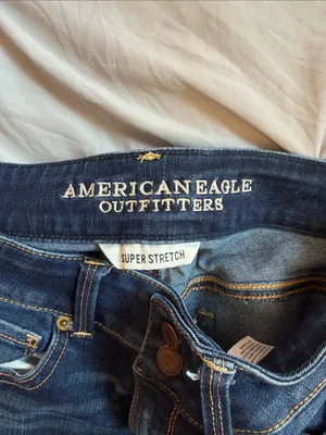 American Eagle Classic High-Rise Dark Blue Women’s Capris thumbnail 2