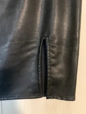Charlotte Russe Black Faux Leather Skirt thumbnail 2